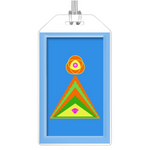 Luggage Tags (Set of 2) - Diamond Pyramid