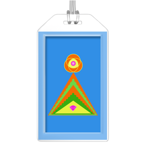 Luggage Tags (Set of 2) - Diamond Pyramid