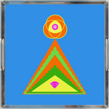 Acrylic Tray - Diamond Pyramid